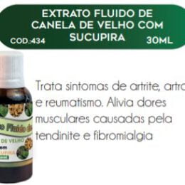 EXTRATO FLUIDO CANELA DE VELHO C/SUCUPIRA 30ml - RAC NATURE