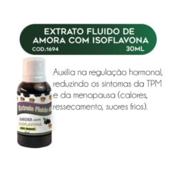 EXTRATO FLUIDO DE AMORA C/ISOFLAVONA 30ml - RAC NATURE