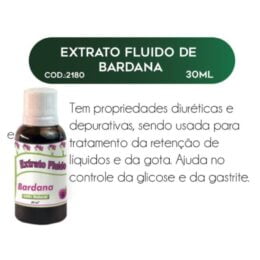 EXTRATO FLUIDO DE BARDANA 30ml - RAC NATURE